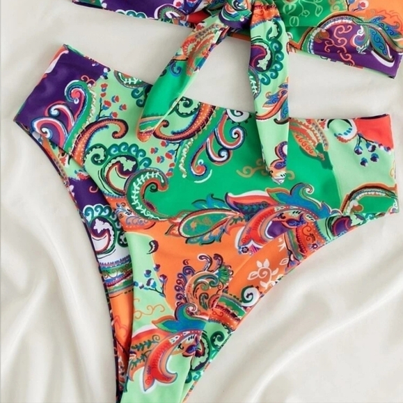 PAISLEY PRINT BIKINI - Picture 5 of 7